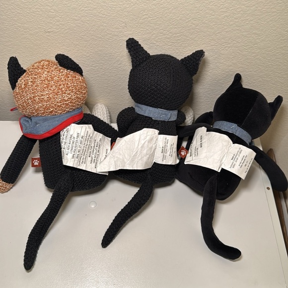 Set of 3 plush cats from Targets‎ Cuddle Collab. - Picture 3 of 5